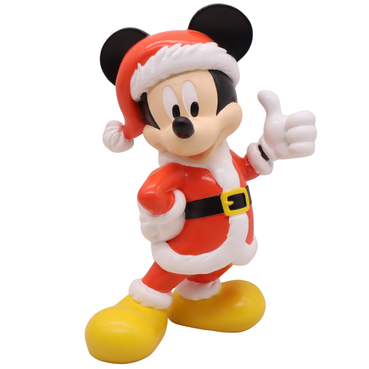 Statua 3D Topolino in costume da Babbo Natale, extra large – decorazioni natalizie di design Merry Worlds