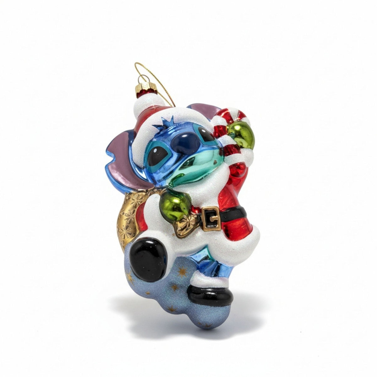 Stitch Vestito da Babbo Natale – Decorazione Natalizia Disney Originale
