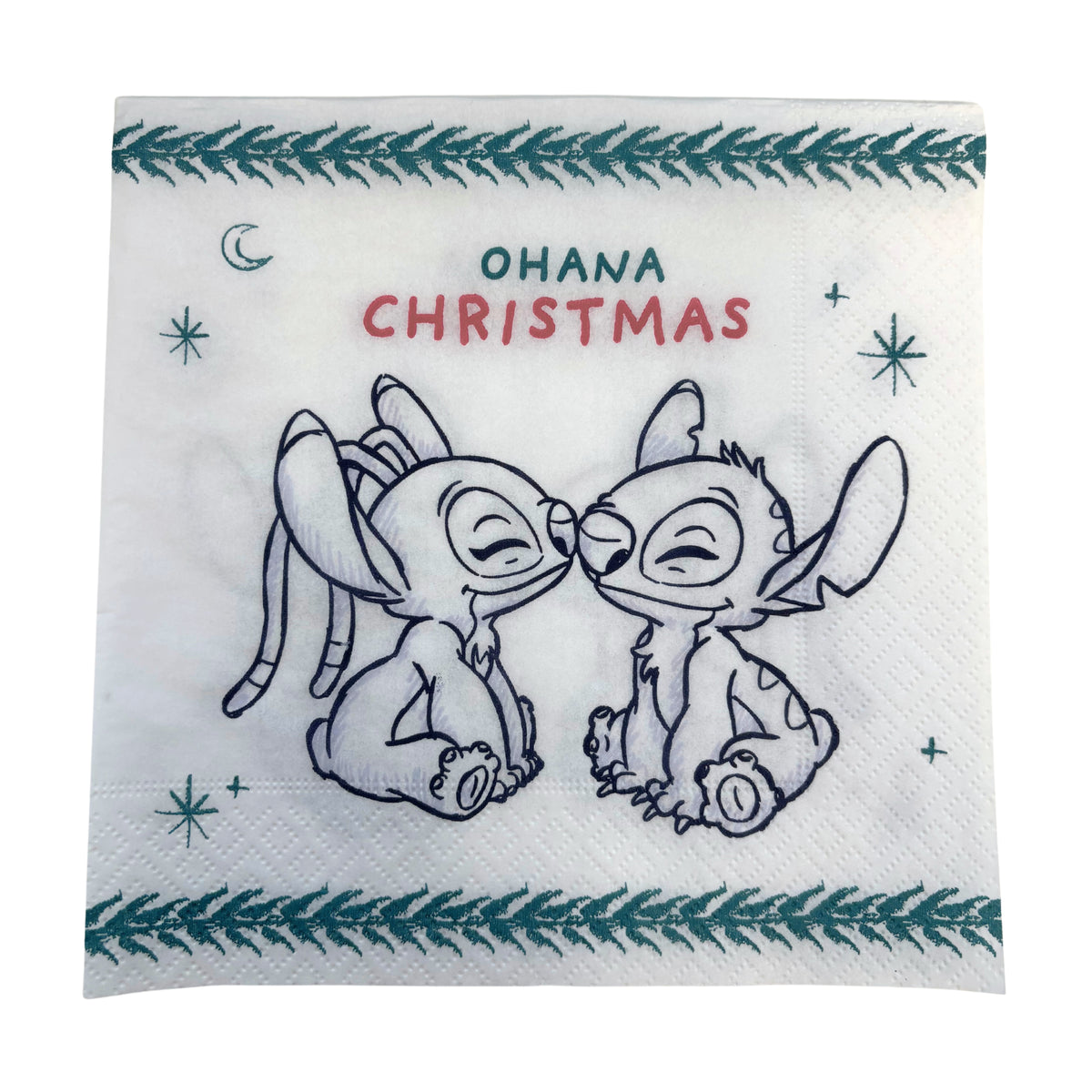 Tovaglioli Stitch e Angel di Natale – decorazioni natalizie di design Merry Worlds